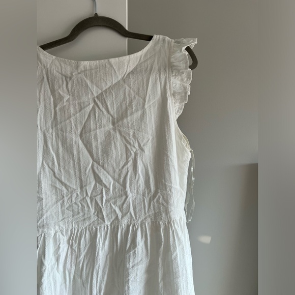 Listicle White Babydoll Mini Dress - L NWT - Picture 11 of 11